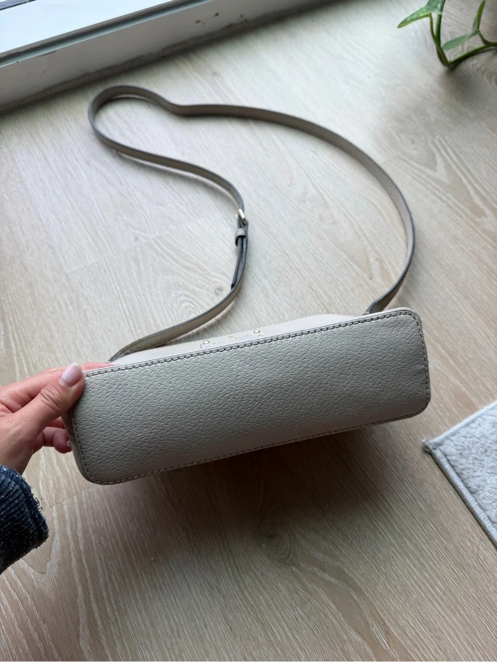 kate spade Cream Leather Crossbody Bag